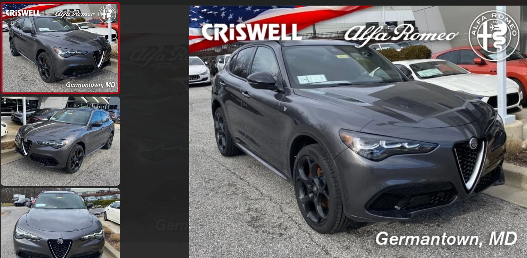 Alfa Romeo Stelvio for sale in Maryland