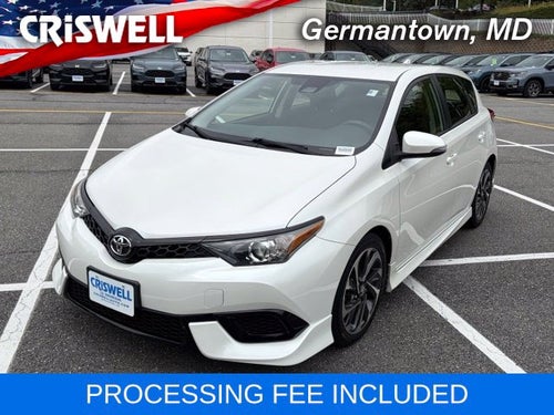 2017 Toyota Corolla iM Base