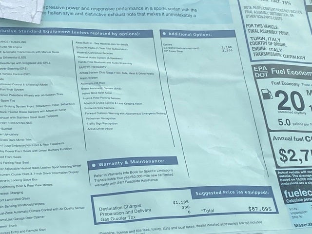 2023 Maserati Ghibli GT