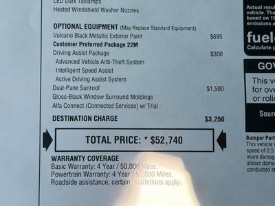 2026 Alfa Romeo Giulia GIULIA AWD