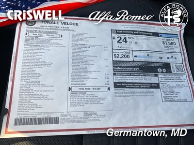 2025 Alfa Romeo Tonale TONALE AWD