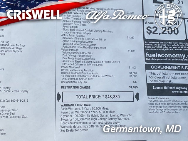 2025 Alfa Romeo Tonale TONALE AWD