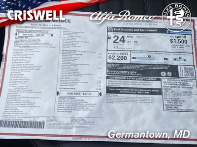 2025 Alfa Romeo Tonale TONALE AWD