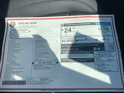 2025 Alfa Romeo Stelvio STELVIO AWD