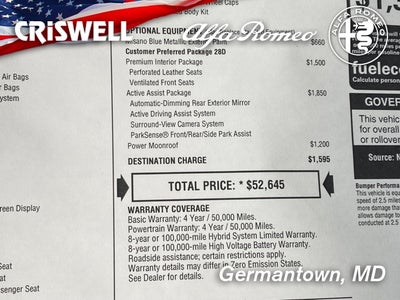 2024 Alfa Romeo Tonale TONALE Ti EAWD