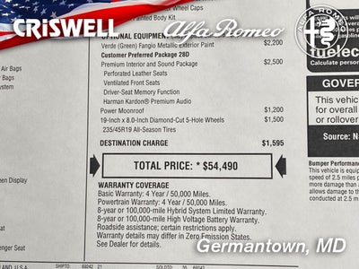 2024 Alfa Romeo Tonale TONALE Ti EAWD