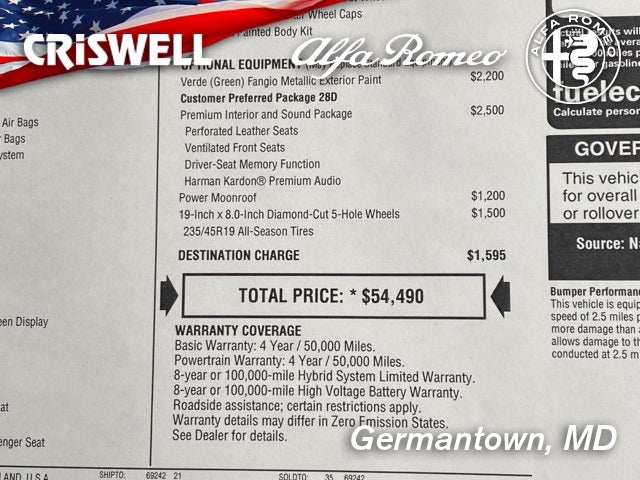 2024 Alfa Romeo Tonale TONALE Ti EAWD