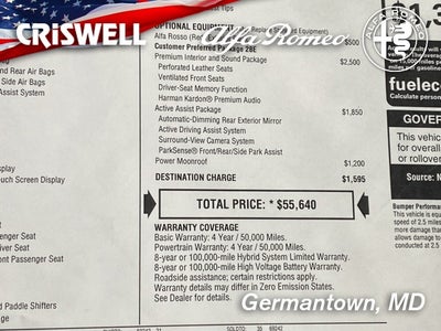 2024 Alfa Romeo Tonale TONALE VELOCE EAWD