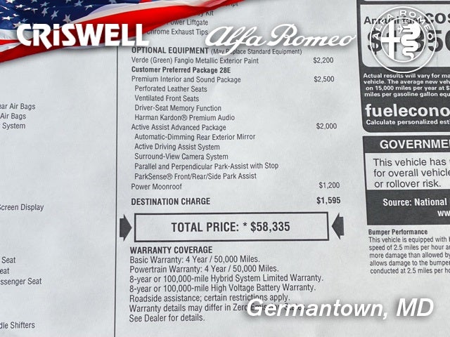 2024 Alfa Romeo Tonale TONALE VELOCE EAWD