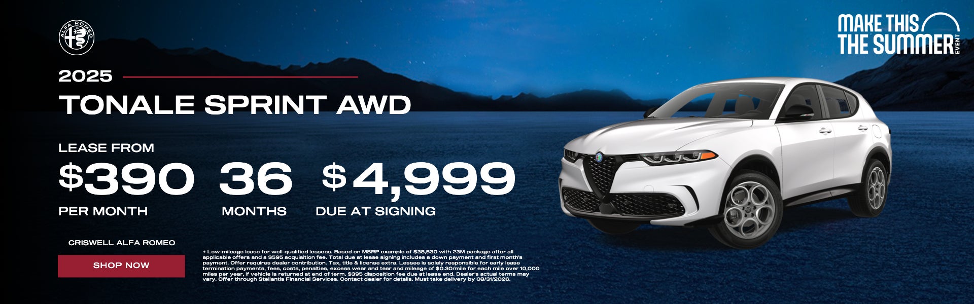 2025 TONALE Sprint AWD