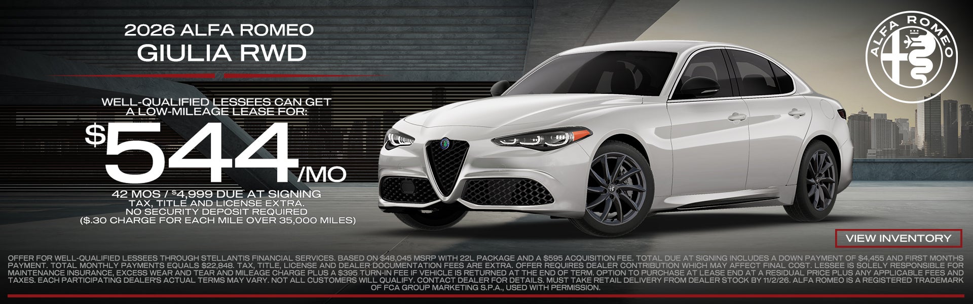 2026 ALFA ROMEO GIULIA RWD